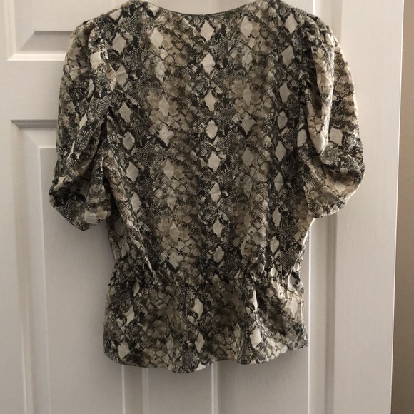 Python Print Blouse - Picture 4 of 5